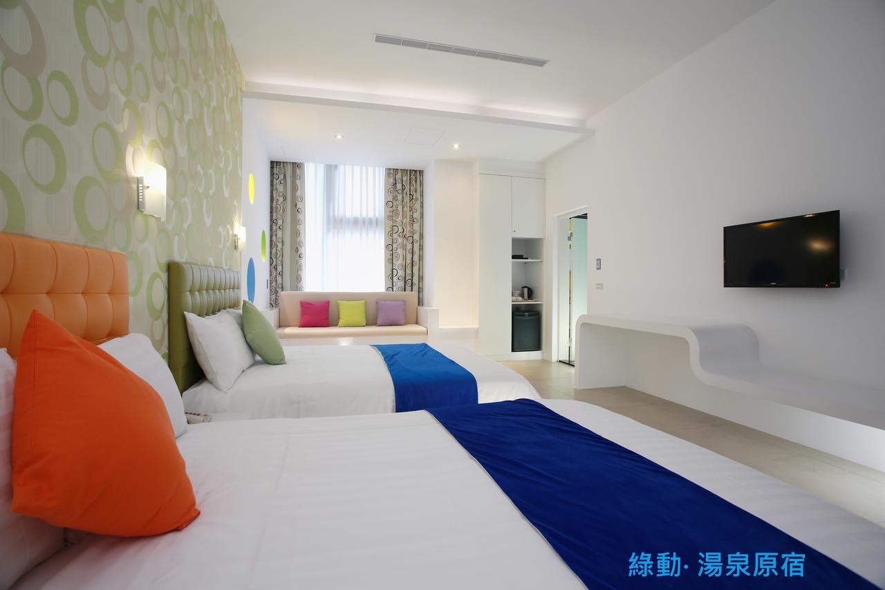Green Life Spa Hot Spring Hotel Jiaoxi Luaran gambar